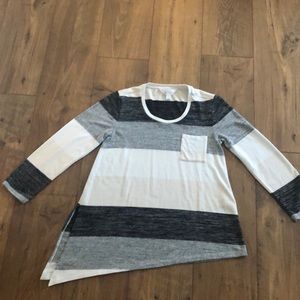 XS Market Spruce striped knit top
